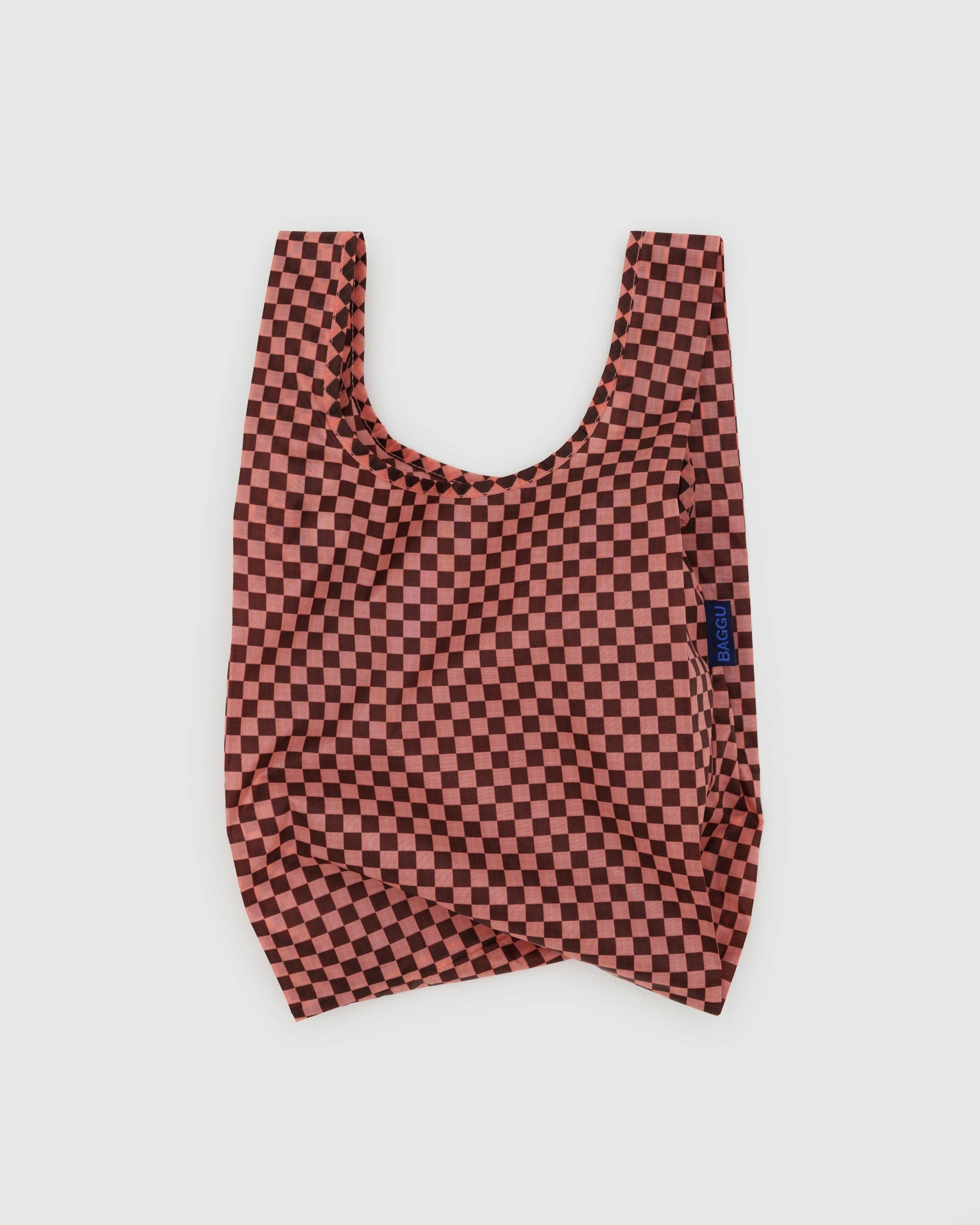 Baby Baggu - Pink Brown Check