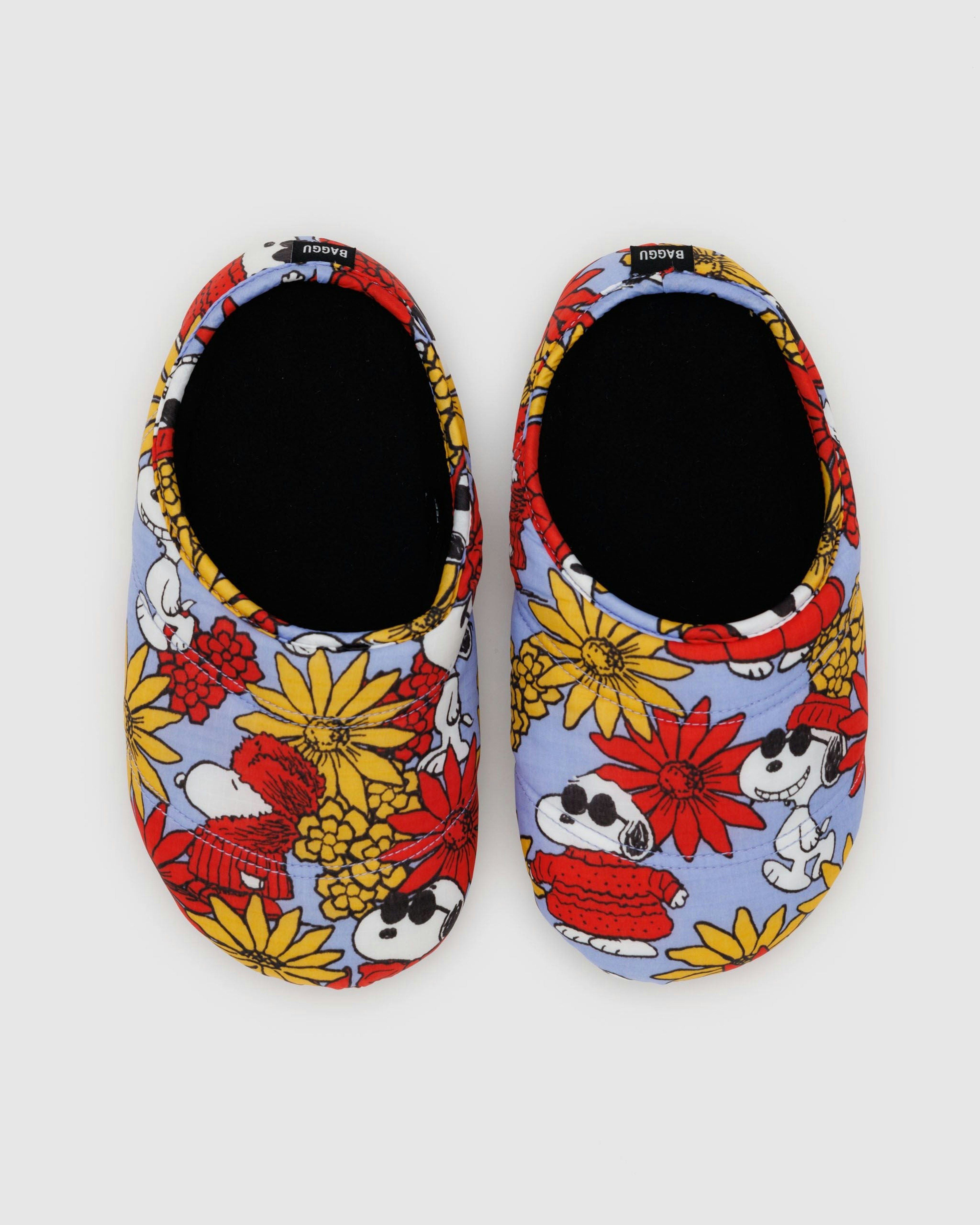 Puffy Slipper - Floral Snoopy Small